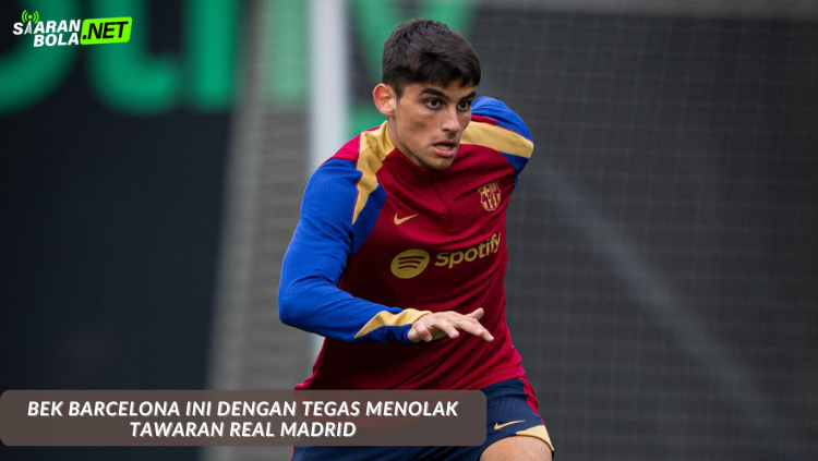 Gerard Martin saat wawancara di TV3 Catalunya menegaskan tolak bergabung dengan Real Madrid - siaranbola