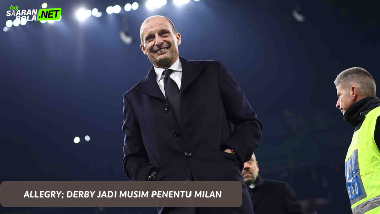 Massimiliano Allegri memberi instruksi saat laga Cremonese. Kemenangan ini jadi modal hadapi Inter di derbi. Simak berita bola eksklusif di siaranbola.