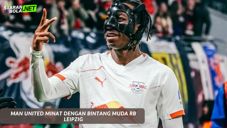 Potret Yan Diomande, bintang muda RB Leipzig yang menjadi target utama Manchester United di bursa transfer dengan harga €100 juta atau Rp1,9 triliun. Simak berita bola selengkapnya di SiaranBola.