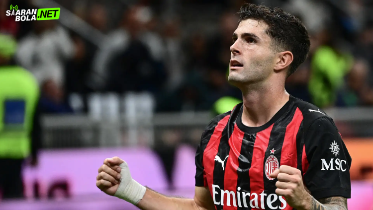 Christian Pulisic tampak kecewa usai gagal mencetak gol. Puasa golnya 712 menit menurut siaranbola.