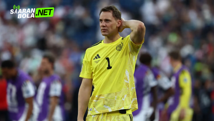 Manuel Neuer berseragam Timnas Jerman saat kembali membela negaranya di Piala Dunia 2026.